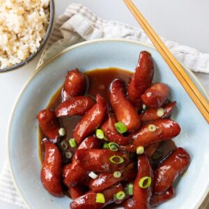 Shoyu hot dogs